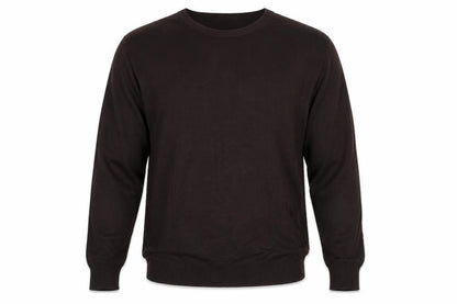 Marks and Spencer Men Brown L Cashmere Silk Crew Neck Pullover Jumper