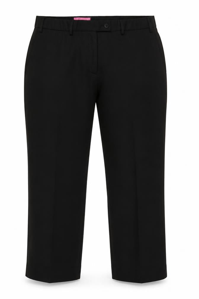 Brook Taverner Women's Black UK 18 Slim Straight Dress Trousers