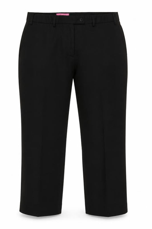 Brook Taverner Women's Black UK 18 Slim Straight Dress Trousers