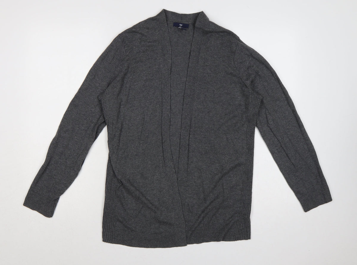 Gap Women’s Grey L Open Knit Longline Cardigan