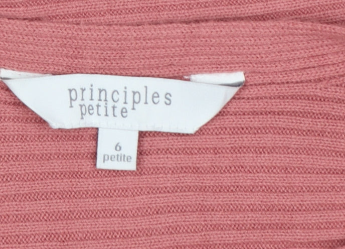 Additional view of Principles Petite Women’s Pink Rib Knit jumper UK 6