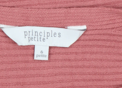 Additional view of Principles Petite Women’s Pink Rib Knit jumper UK 6