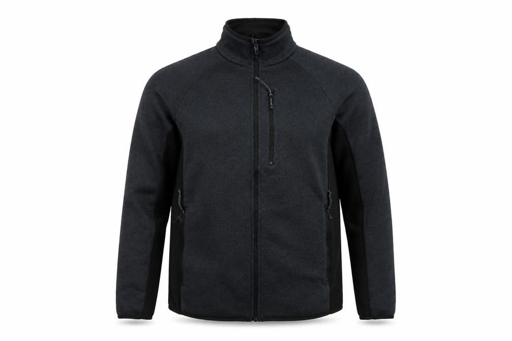 Mountain Warehouse Men's Black L Basic Jacket Full Zip Soft Shell