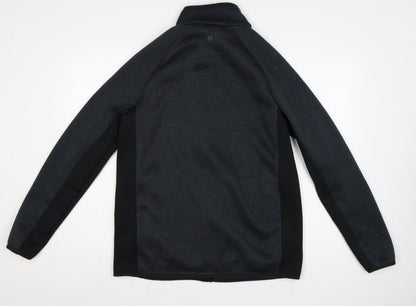 Mountain Warehouse Men's Black L Basic Jacket Full Zip Soft Shell