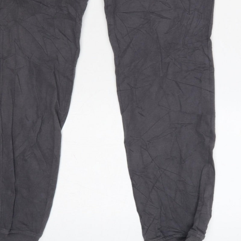 Calvin Klein Men’s Black S Performance Logo Cuffed Jogger Sweatpants