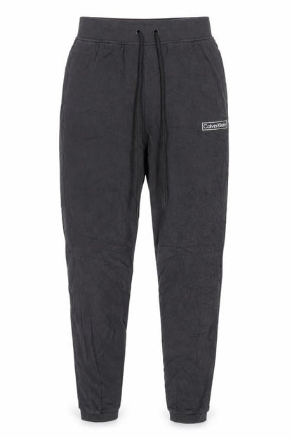 Calvin Klein Men’s Black S Performance Logo Cuffed Jogger Sweatpants