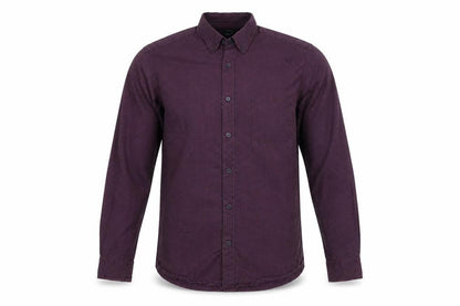 Dunnes Men’s Red Check Cotton Button-Down Shirt L Regular Fit