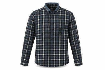 ASOS Men’s Blue Check Long Sleeve Button-Up Shirt Size L
