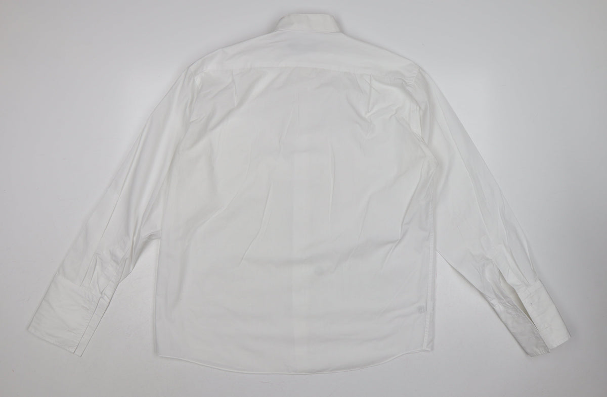 Marks and Spencer Men’s White 16.5 Pleated Wing Collar Dress Shirt