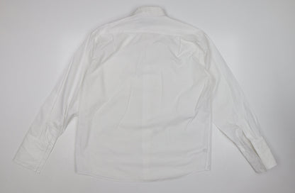 Marks and Spencer Men’s White 16.5 Pleated Wing Collar Dress Shirt