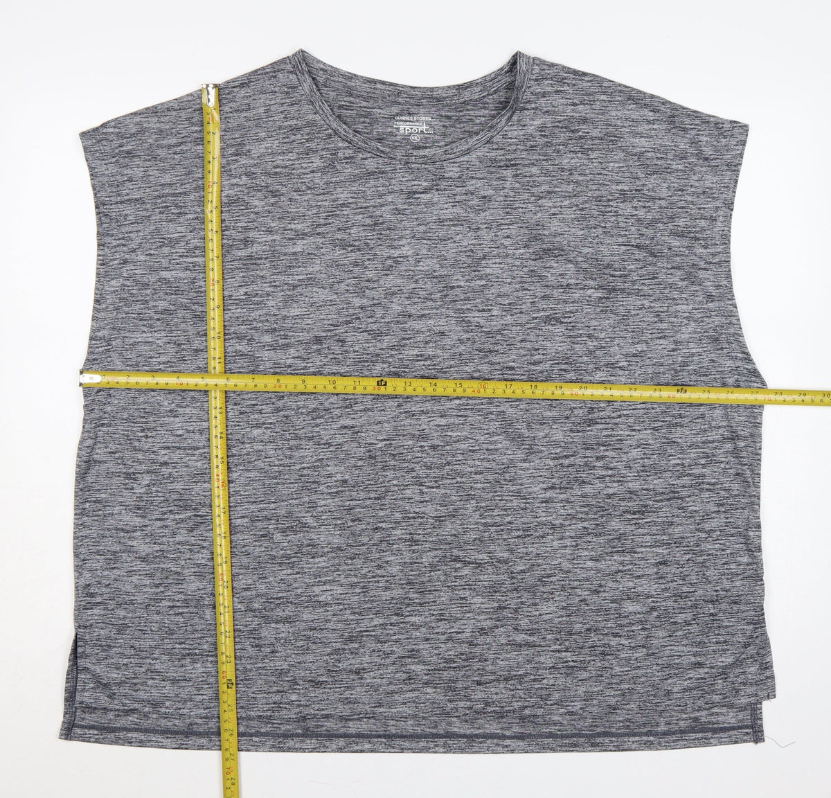 Dunnes Women Grey 2XL Basic Sport Gym Training T-Shirt