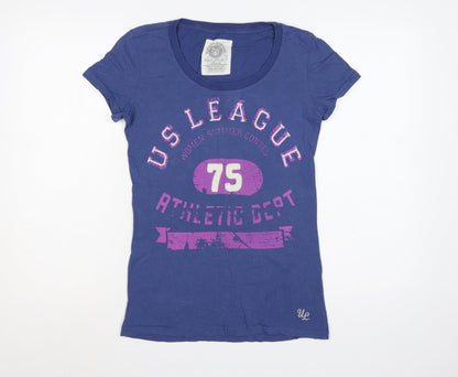 Varsity Champion Women’s Blue UK 12 College Graphic Short Sleeve T-Shirt