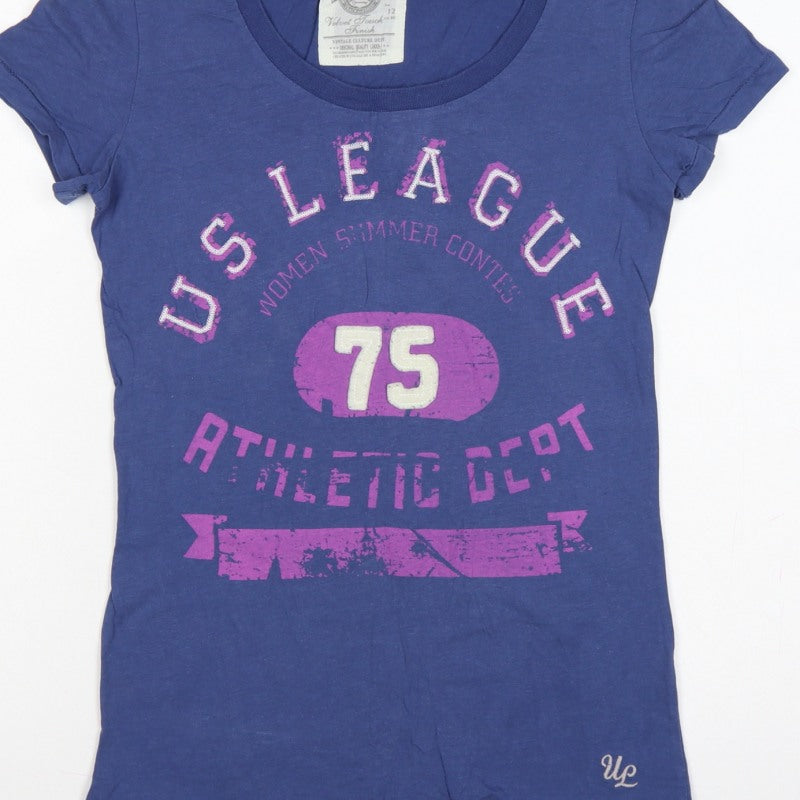 Varsity Champion Women’s Blue UK 12 College Graphic Short Sleeve T-Shirt