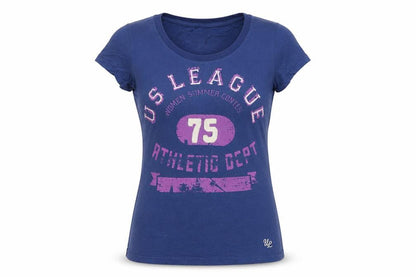 Varsity Champion Women’s Blue UK 12 College Graphic Short Sleeve T-Shirt