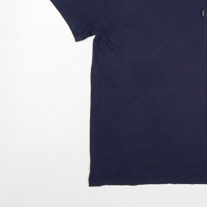 Farhi by Nicole Farhi Men’s Navy L Pocket Crew Neck T-Shirt
