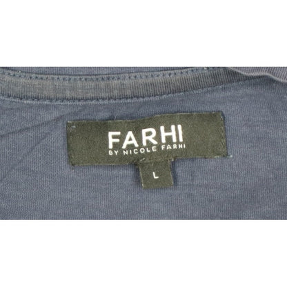 Farhi by Nicole Farhi Men’s Navy L Pocket Crew Neck T-Shirt