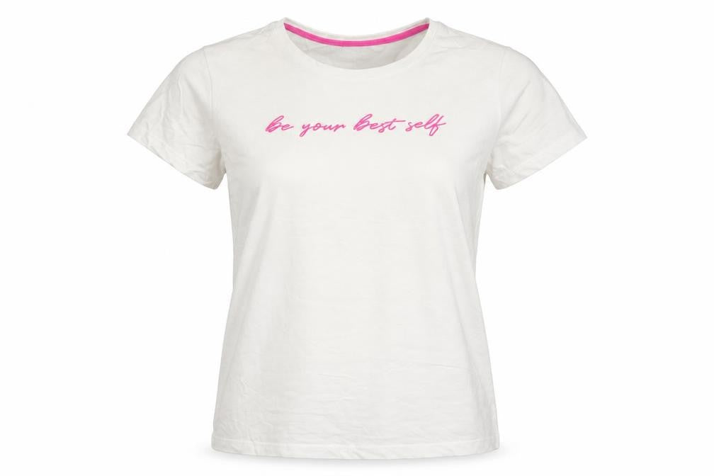 New Look Women White UK 10 Maternity Quote Jersey T-Shirt
