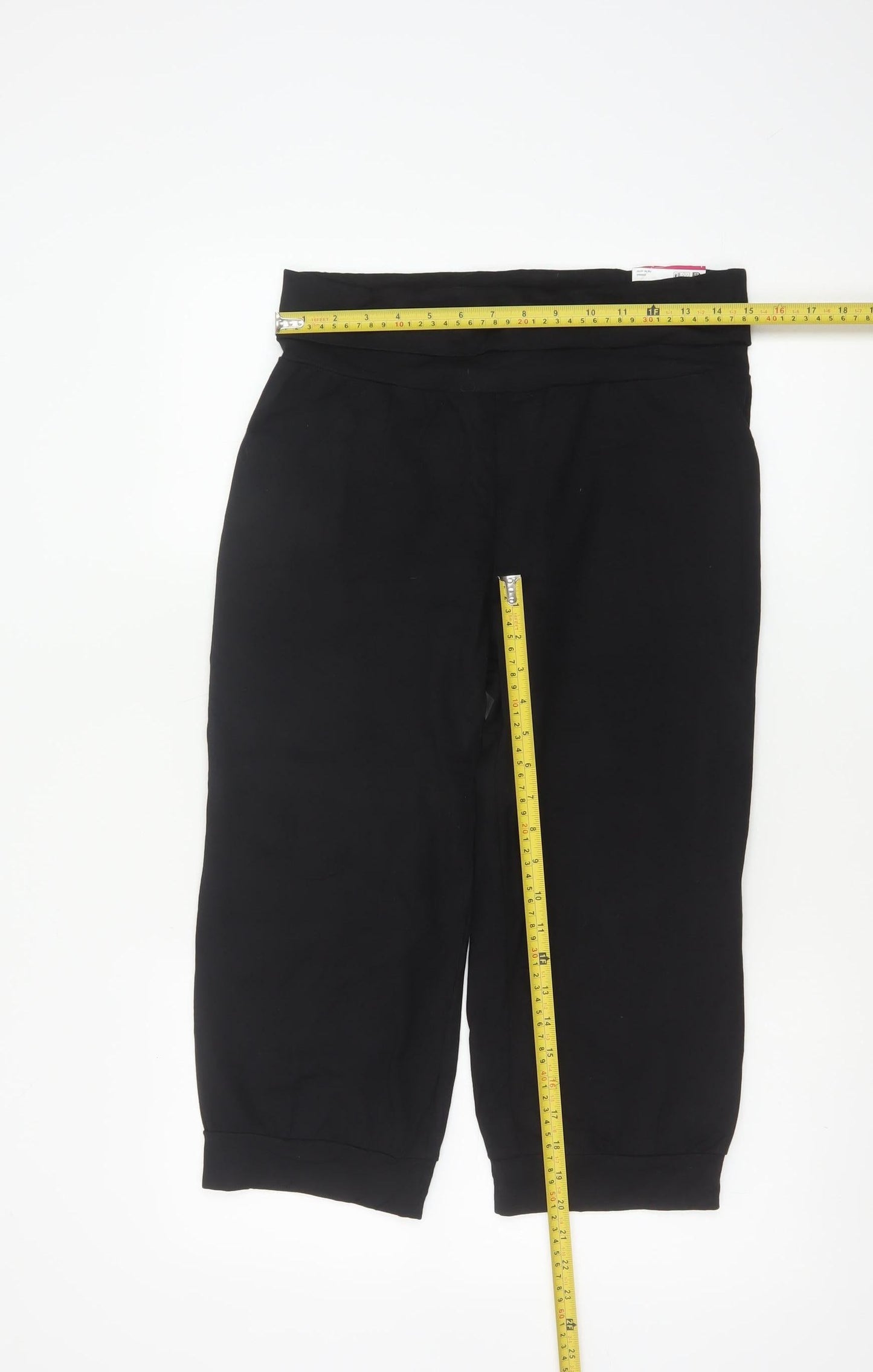 Decathlon Women Black UK 14 Jogger Stretch Activewear Trousers