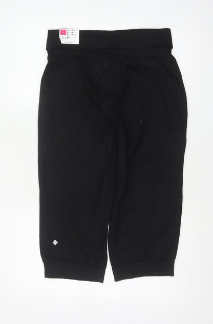 Decathlon Women Black UK 14 Jogger Stretch Activewear Trousers