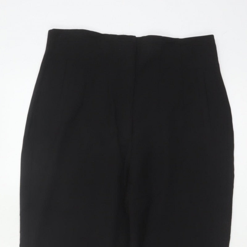 ASOS Design Women’s Black UK 10 High Rise Tapered Smart Trousers
