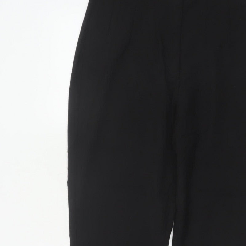 ASOS Design Women’s Black UK 10 High Rise Tapered Smart Trousers