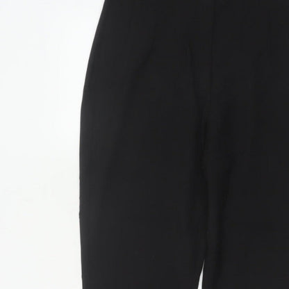 ASOS Design Women’s Black UK 10 High Rise Tapered Smart Trousers