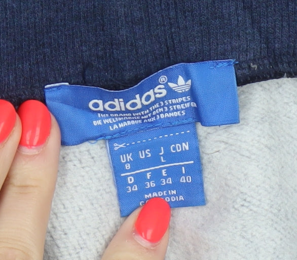 Additional view of Adidas Originals Women’s Blue UK 8 Jogger Sweatpants Logo Pockets