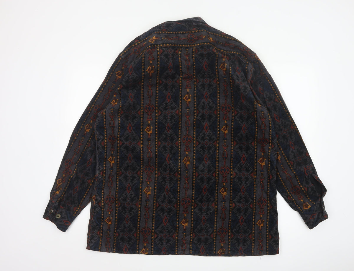 Thomas Lloyd Men’s XL Aztec Geometric Cotton Long Sleeve Shirt