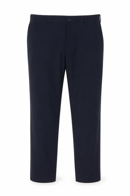 Marks & Spencer Men’s Navy 38/31 Slim Fit Dress Trousers Flat Front