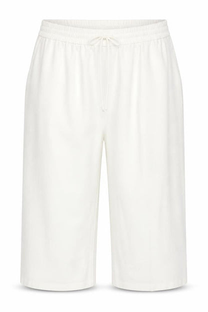 Marks & Spencer Women’s White Size 24 Wide-Leg Drawstring Trousers