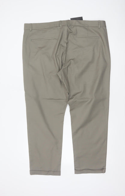 Autograph Marks & Spencer Men’s Beige 42 Short Tapered Stretch Trousers