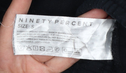 Ninety Percent Women’s Black Size S Organic Cotton Jogger Sweatpants