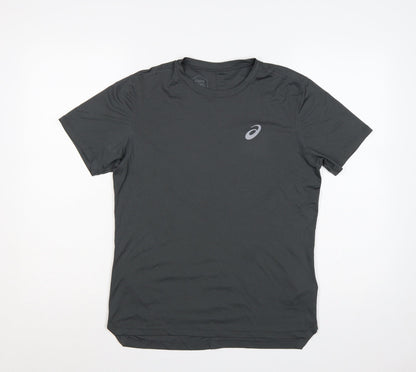 ASICS Men's Black S Running Gym Training T-Shirt Short Sleeve Crew Neck