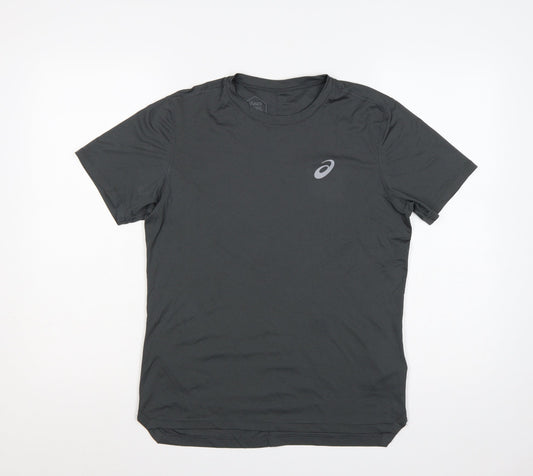 ASICS Men's Black S Running Gym Training T-Shirt Short Sleeve Crew Neck