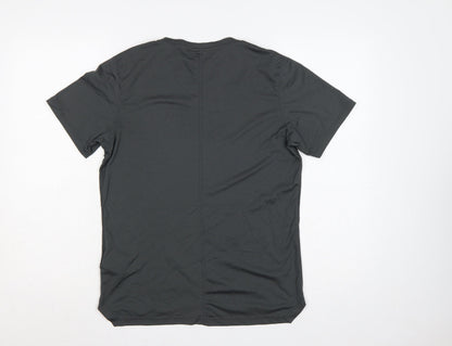 ASICS Men's Black S Running Gym Training T-Shirt Short Sleeve Crew Neck