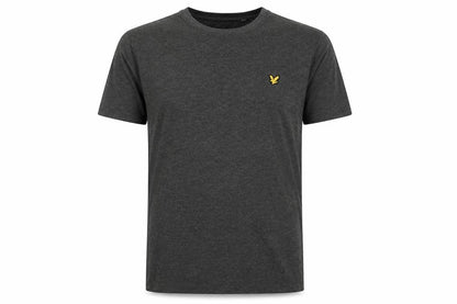 Lyle & Scott Men's Grey L Crew Neck Short Sleeve Logo T-Shirt