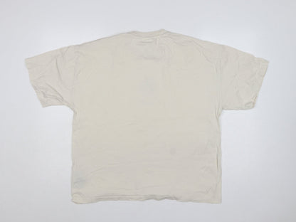 Selected Homme Men's Ivory L Graphic Plant Cotton Crew Neck T-Shirt