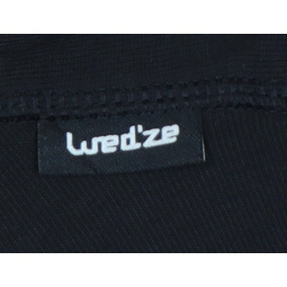 Wedze Men Black S Thermal Ski Base Layer Long Sleeve Top