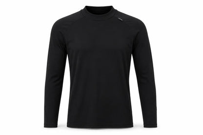 Wedze Men Black S Thermal Ski Base Layer Long Sleeve Top