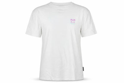 Helen Steele Women White M Graphic Sports T-Shirt Short Sleeve