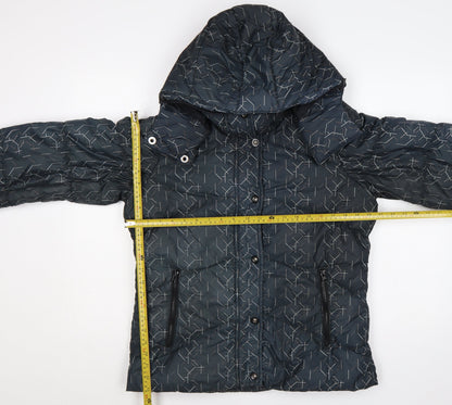Nike Women’s Blue M Hooded Quilted Down Puffer Jacket