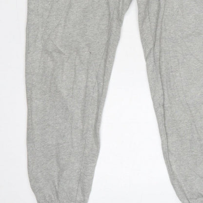 Gap Women Grey S Logo Jogger Sweatpants Elastic Waist Drawstring