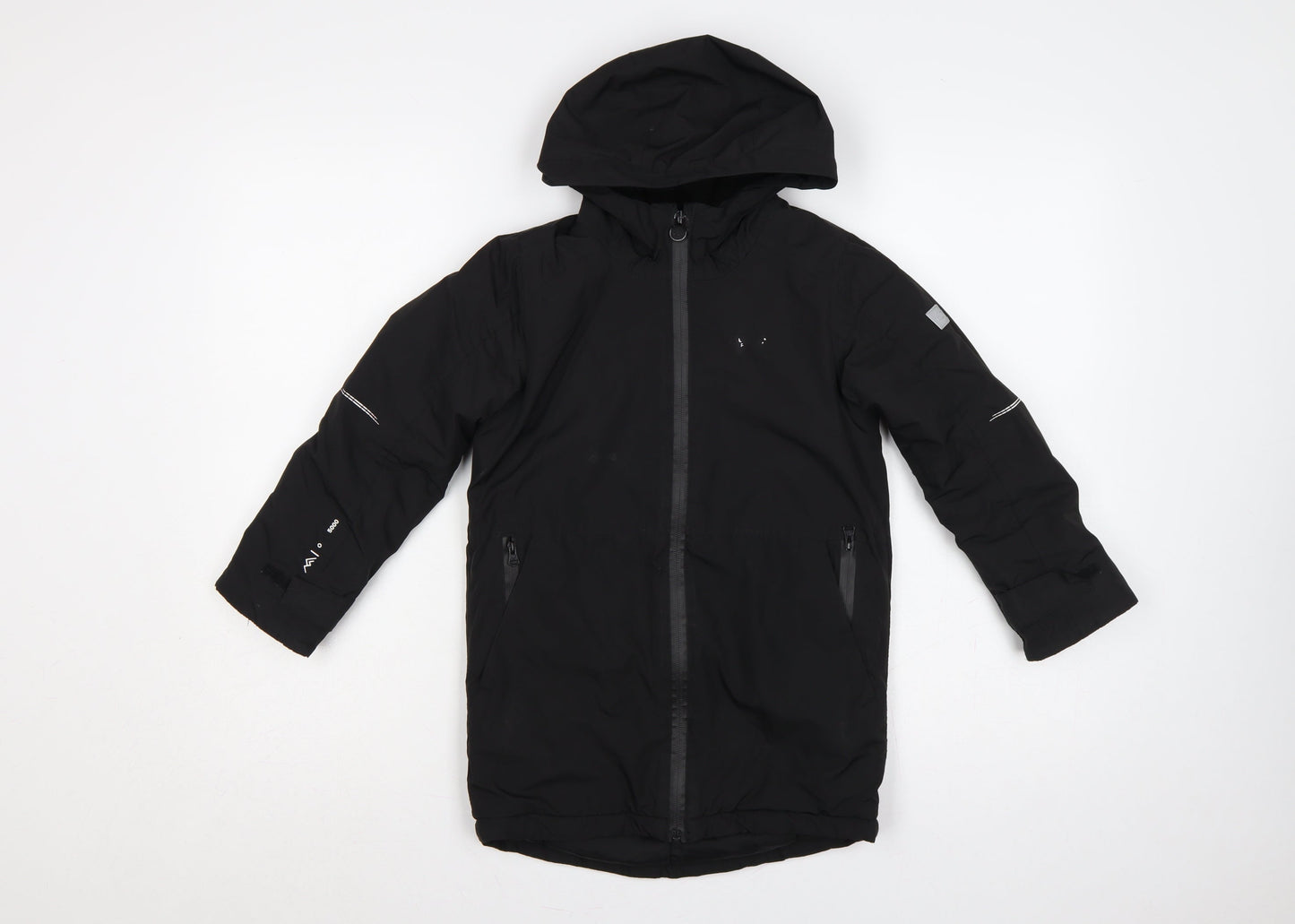 Regatta Boys Black 5-6 Years Hooded Padded Waterproof Parka Jacket