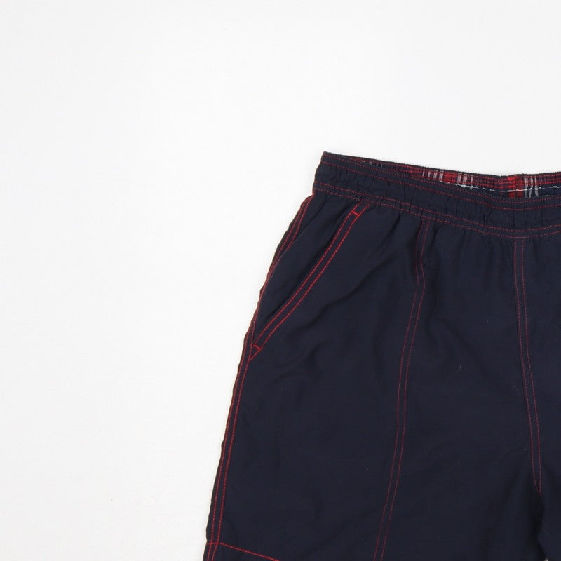 Speedo Men’s Blue L Swim Shorts Elastic Waist Pockets