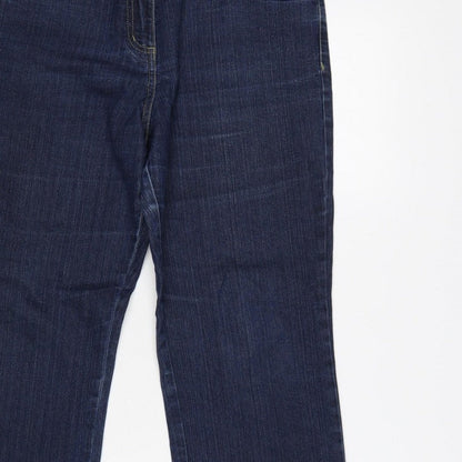 David Emanuel Women’s Blue Size 14 Dark Wash Bootcut Jeans