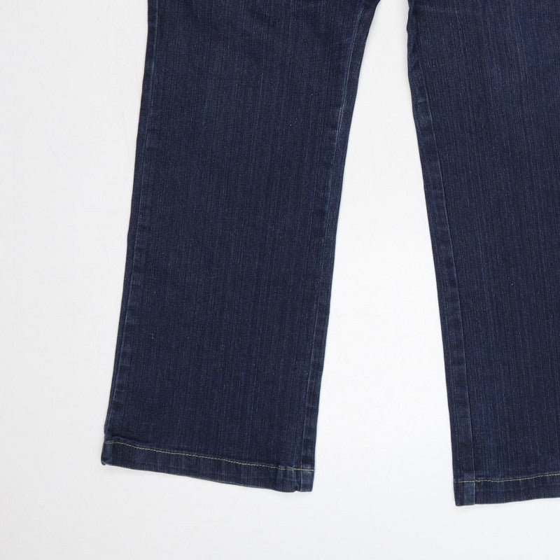 David Emanuel Women’s Blue Size 14 Dark Wash Bootcut Jeans