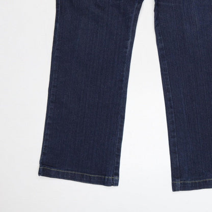 David Emanuel Women’s Blue Size 14 Dark Wash Bootcut Jeans