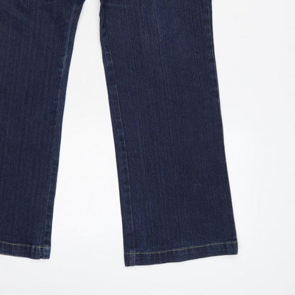 David Emanuel Women’s Blue Size 14 Dark Wash Bootcut Jeans