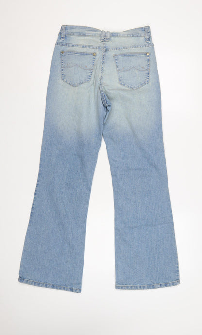 Yessica Women’s Blue Bootcut Jeans UK 10 EU 38 30in Leg Stretch