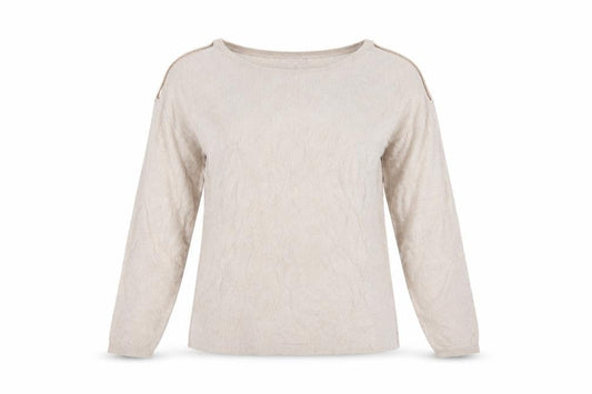 Next Women Beige Size S Lightweight Knit Round Neck Jumper Long Sleeve